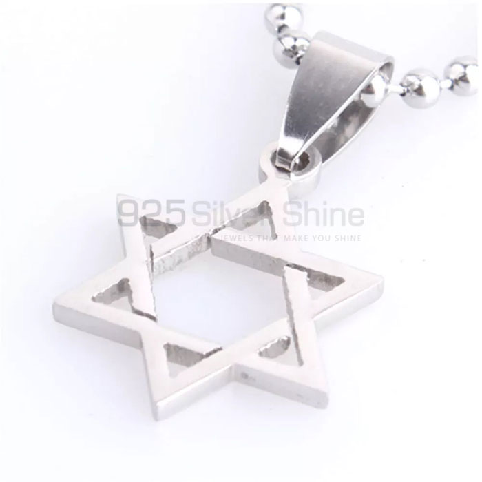 Stunning Six Point Star Pendant In Sterling Silver STMP527