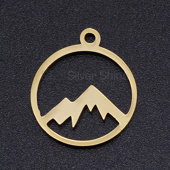 Stunning Snow Capped Mountain Pendant In Sterling Silver MUMP411_1