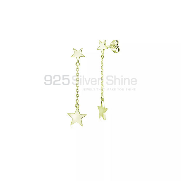 Stunning Star Charm Threaded Stud Earring In 925 Silver STME489_0