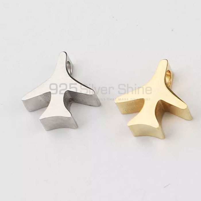 Stunning Symbol Aircraft Charm Pendant In 925 Silver TVMP589