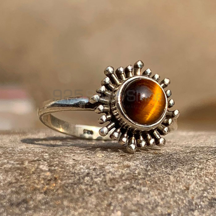 Stunning Tiger's Eye Gemstone Ring In Sterling Silver Jewelry SSR198