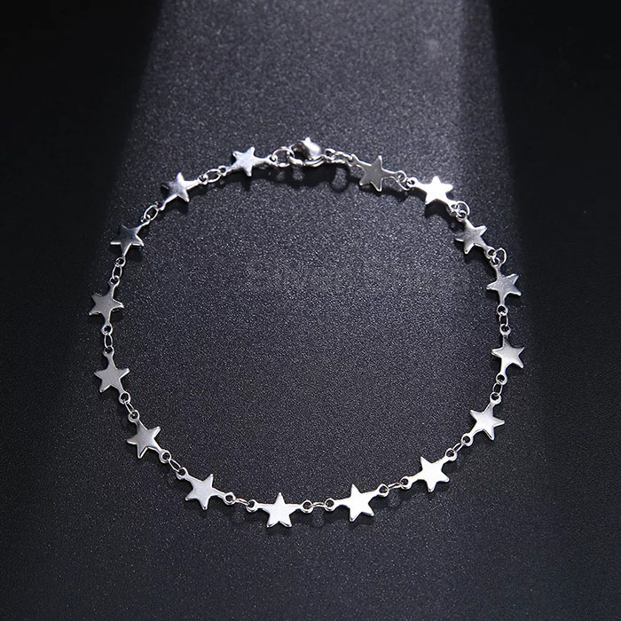 Stunning Too Much Star Charm Bracelet In Sterling Silver STMR471_1