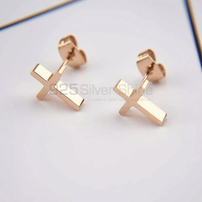 Stylish Small Cross Stud Earrings For A Trendy Look CRME59_0