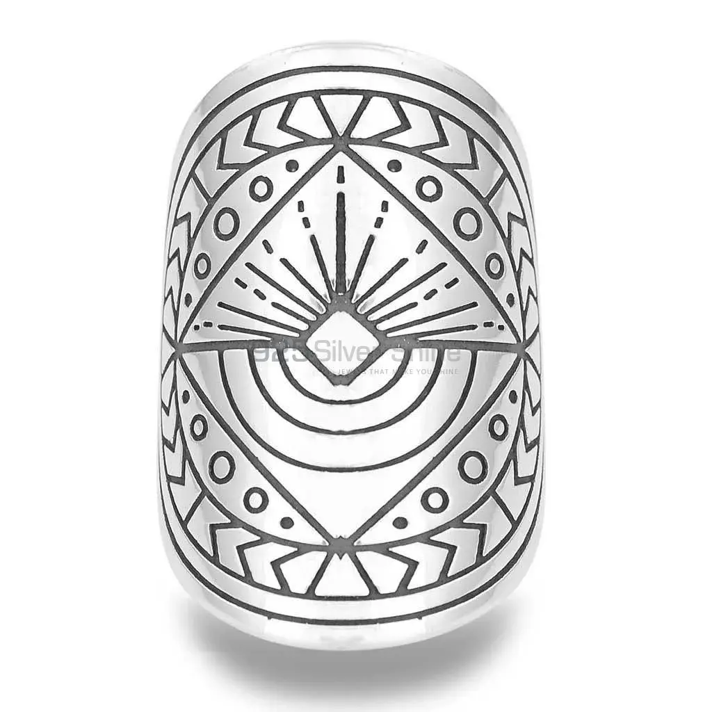 Sun And Moon Rising Mandala Ring In 925 Sterling Silver 925MR120_0