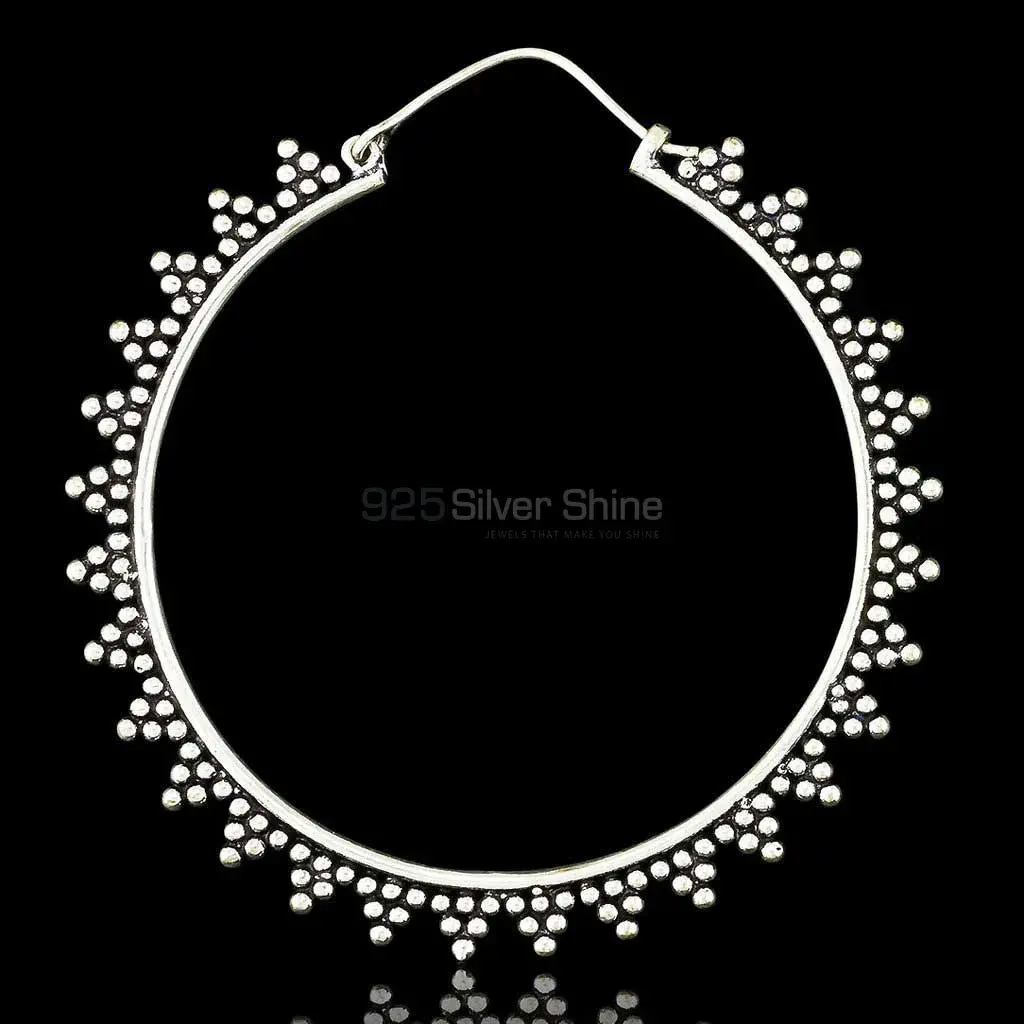 Sun Light Mandala Earring In 925 Sterling Silver 925ME119_0