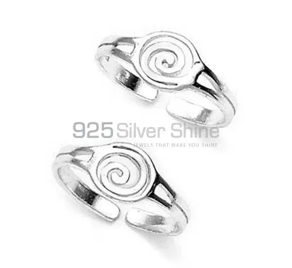Toe Rings In Solid Sterling Silver