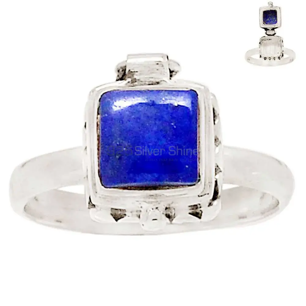 Top Quality Lapis Stone Ring In Fine Silver Jewelry 925SR2325