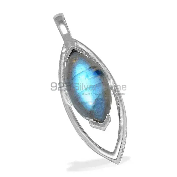 Top Quality 925 Solid Silver Pendants Exporters In Labradorite Gemstone Jewelry 925SP1479_0