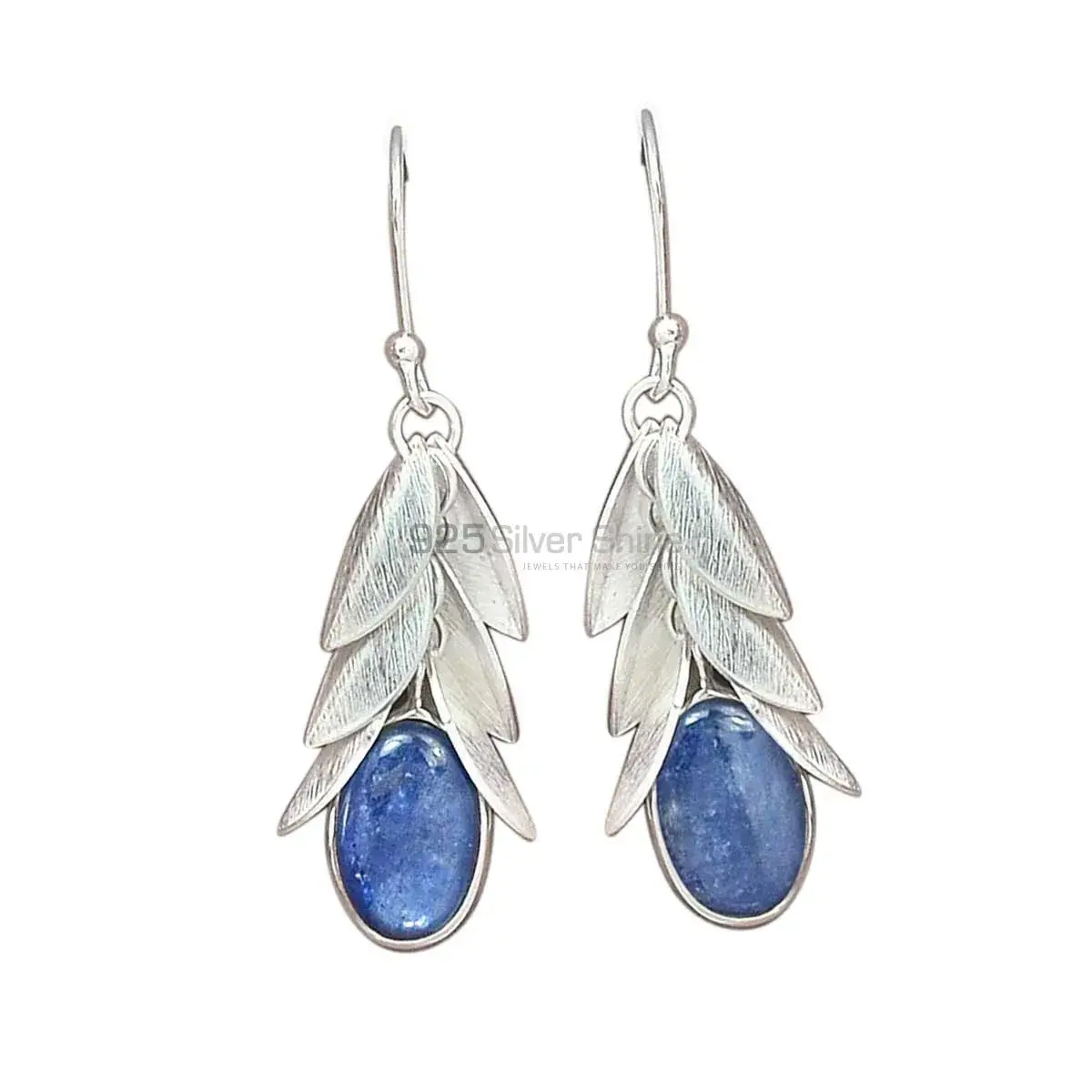 Top Quality 925 Sterling Silver Earrings In Kyanite Gemstone Jewelry 925SE3011