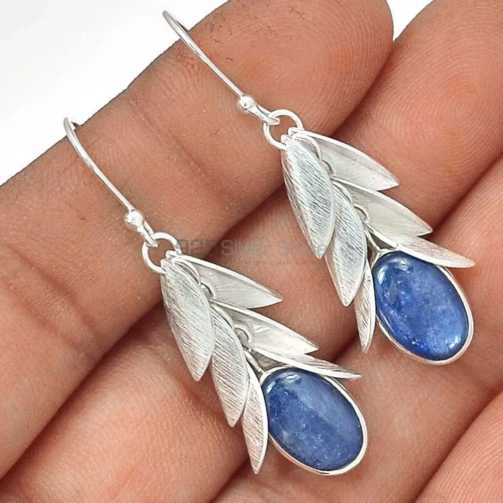 925 Sterling Silver Earrings In Kyanite Gemstone Jewelry 925SE3011_1