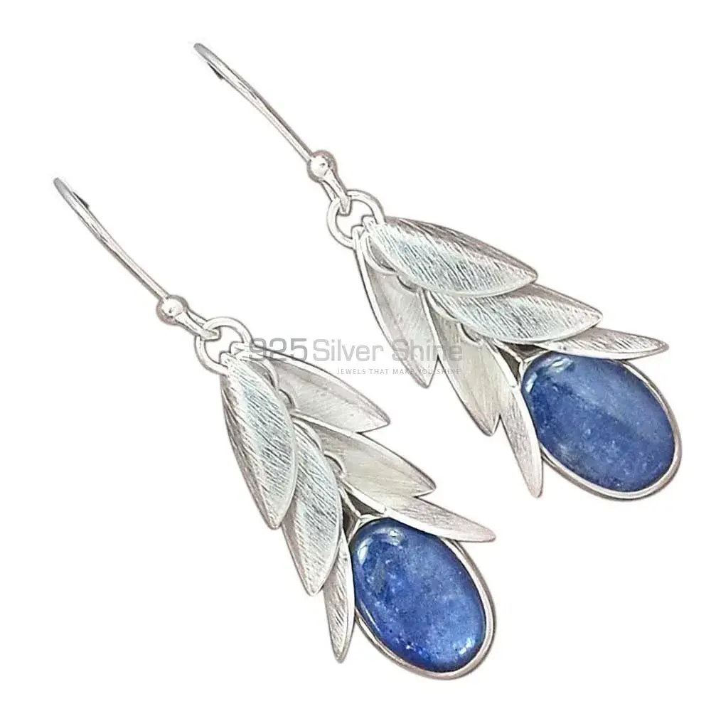 Top Quality 925 Sterling Silver Earrings In Kyanite Gemstone Jewelry 925SE3011_1