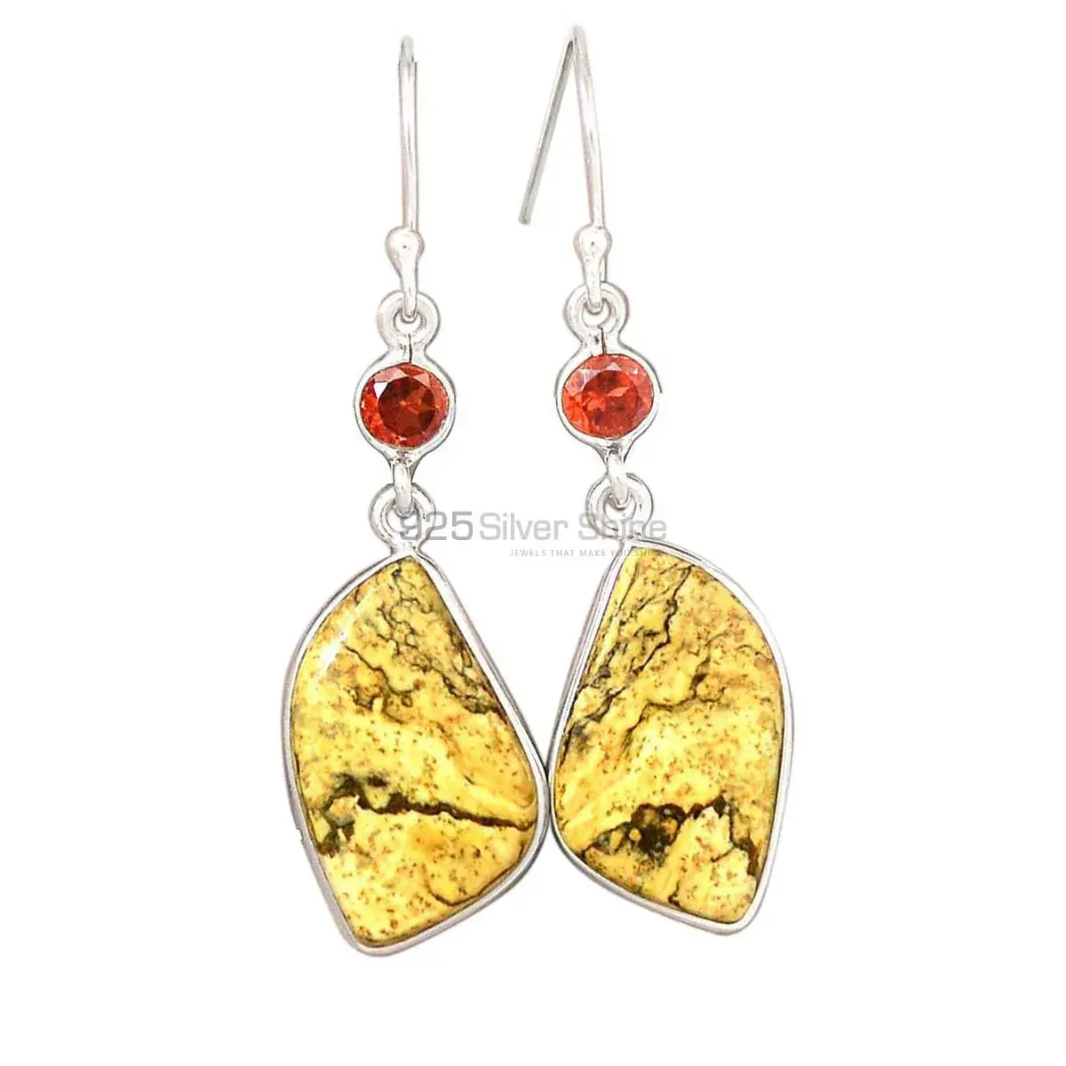 925 Sterling Silver Earrings In Multi Gemstone Jewelry 925SE2853_0