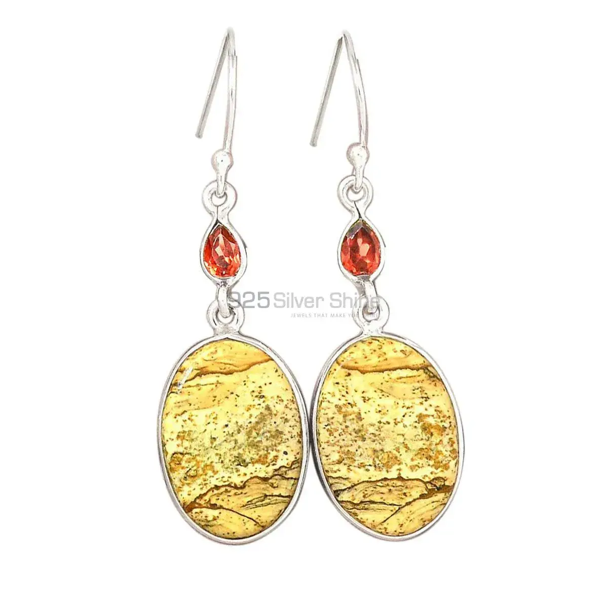 925 Sterling Silver Earrings In Multi Gemstone Jewelry 925SE2853_6