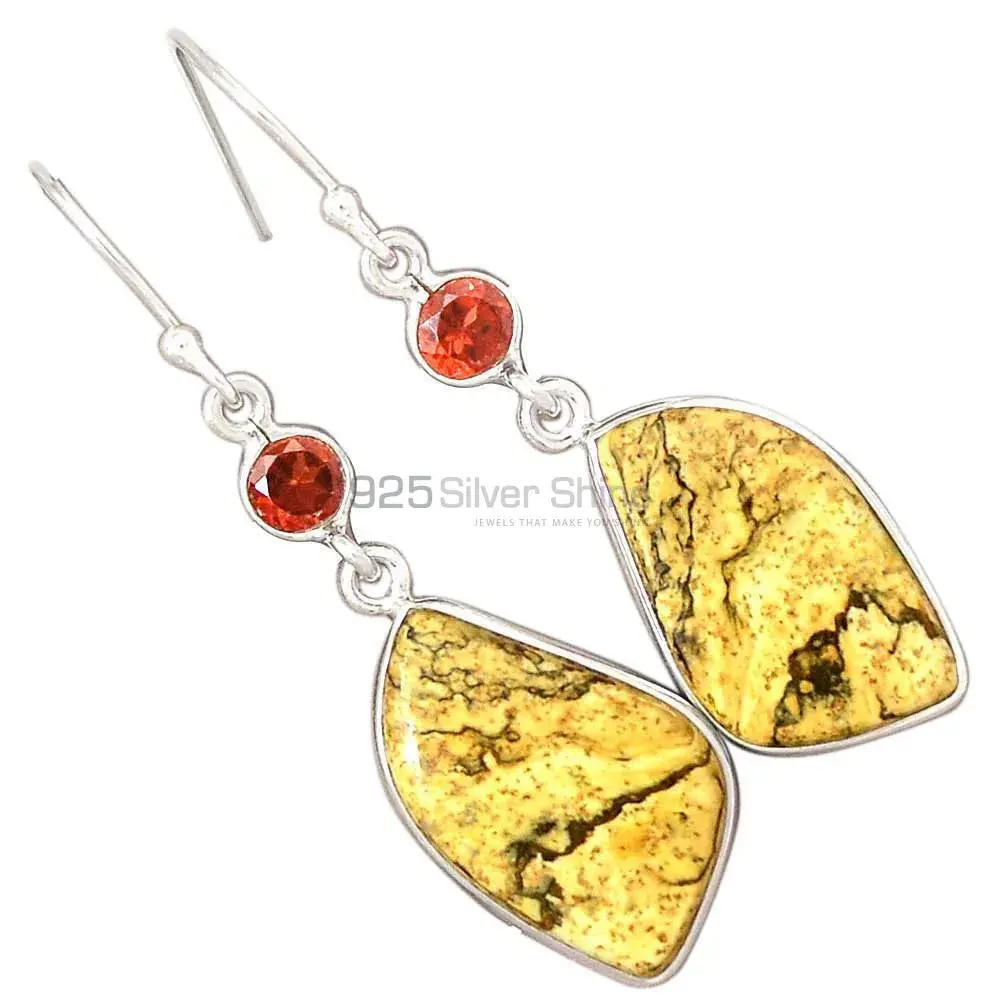 Top Quality 925 Sterling Silver Earrings In Multi Gemstone Jewelry 925SE2853_6