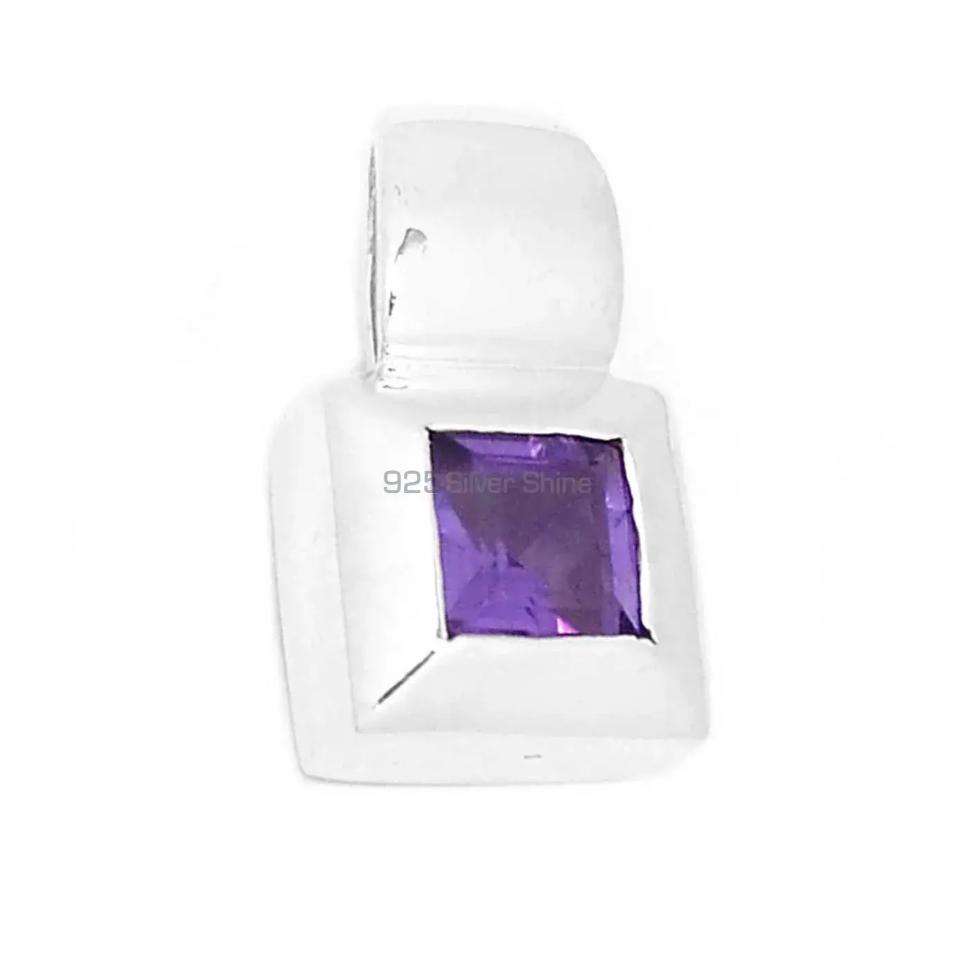 925 Sterling Silver Handmade Pendants In Amethyst Gemstone Jewelry 925SP272-1_0