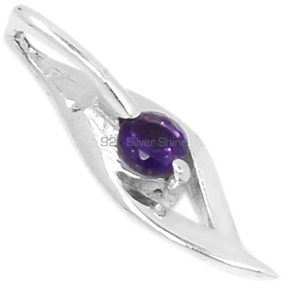 925 Sterling Silver Handmade Pendants In Amethyst Gemstone Jewelry 925SP280-6