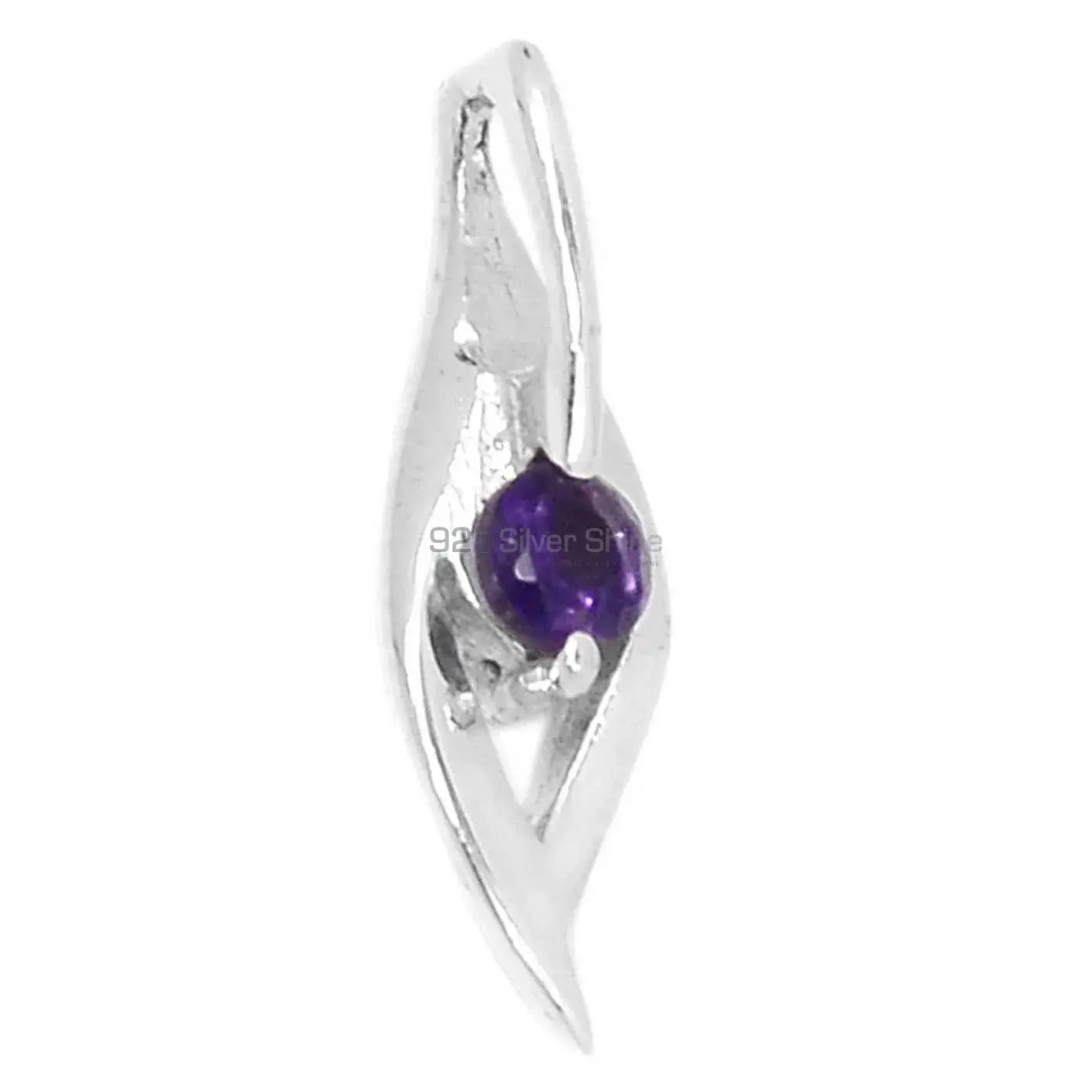 925 Sterling Silver Handmade Pendants In Amethyst Gemstone Jewelry 925SP280-6_1
