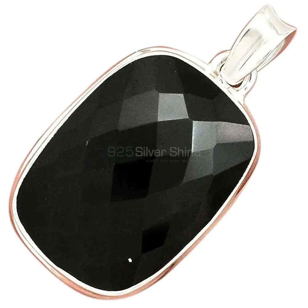 925 Sterling Silver Handmade Pendants In Black Onyx Gemstone Jewelry 925SP161_8