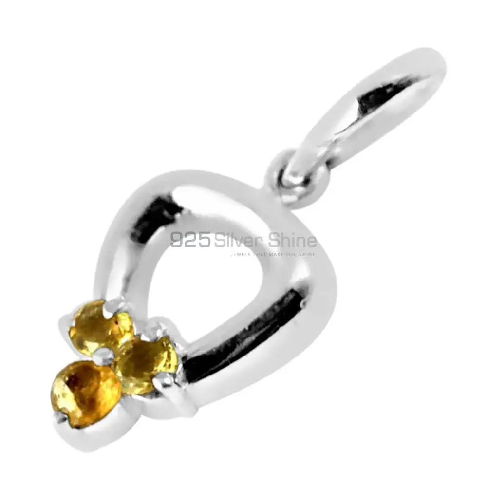 925 Sterling Silver Handmade Pendants In Citrine Gemstone Jewelry 925SP248-5_1