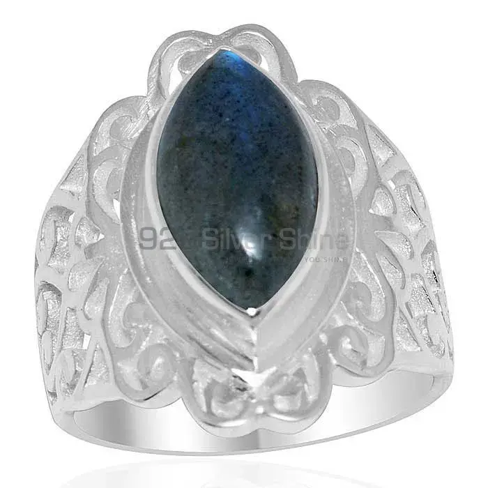Top Quality 925 Sterling Silver Handmade Rings In Labradorite Gemstone Jewelry 925SR1647