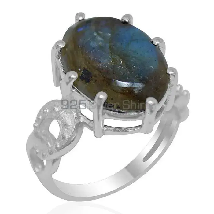 Top Quality 925 Sterling Silver Handmade Rings In Labradorite Gemstone Jewelry 925SR1872