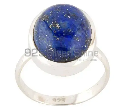 925 Sterling Silver Handmade Rings In Lapis Lazuli Gemstone Jewelry 925SR2750_0