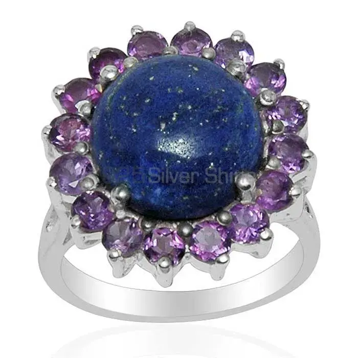 925 Sterling Silver Handmade Rings In Multi Gemstone Jewelry 925SR1489_0