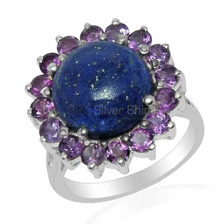 Top Quality 925 Sterling Silver Handmade Rings In Multi Gemstone Jewelry 925SR1489_0
