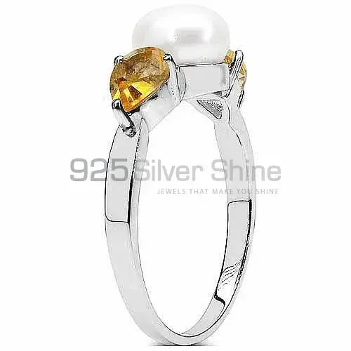 925 Sterling Silver Handmade Rings In Multi Gemstone Jewelry 925SR3066_1