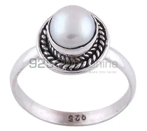 925 Sterling Silver Handmade Rings In Pearl Gemstone Jewelry 925SR2829_1