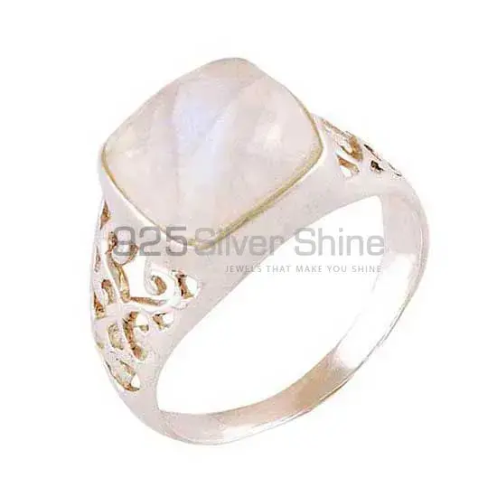 Top Quality 925 Sterling Silver Handmade Rings In Rainbow Moonstone Jewelry 925SR4064_0