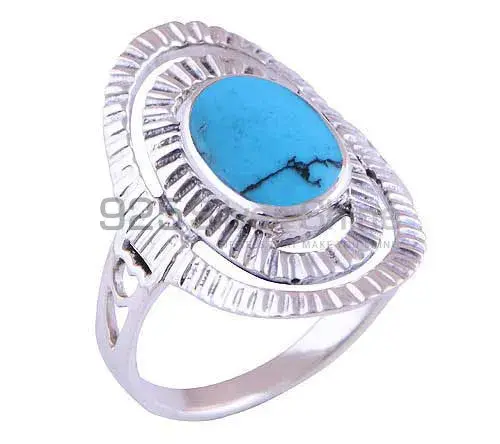 Top Quality 925 Sterling Silver Handmade Rings In Turquoise Gemstone Jewelry 925SR2908