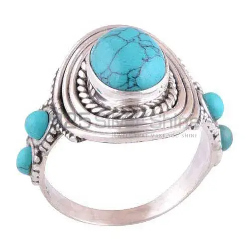 Top Quality 925 Sterling Silver Handmade Rings In Turquoise Gemstone Jewelry 925SR2987_0