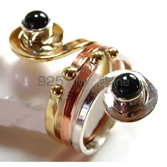 925 Sterling Silver Rings In Black Onyx Gemstone Jewelry 925SR3709