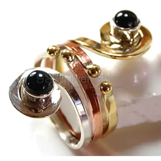 925 Sterling Silver Rings In Black Onyx Gemstone Jewelry 925SR3709_0