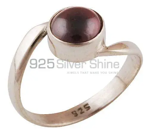 Sterling Silver Garnet Engagement Rings 925SR2826_0