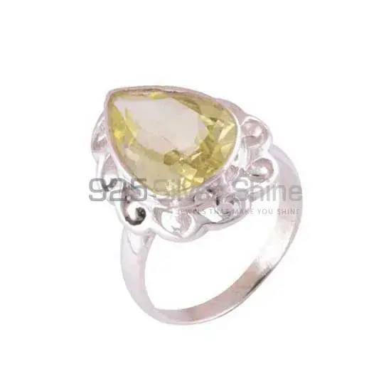 Top Quality 925 Sterling Silver Rings In Lemon Topaz Gemstone Jewelry 925SR3903_0