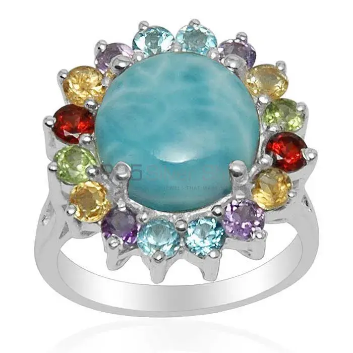 Top Quality 925 Sterling Silver Rings In Multi Gemstone Jewelry 925SR1486
