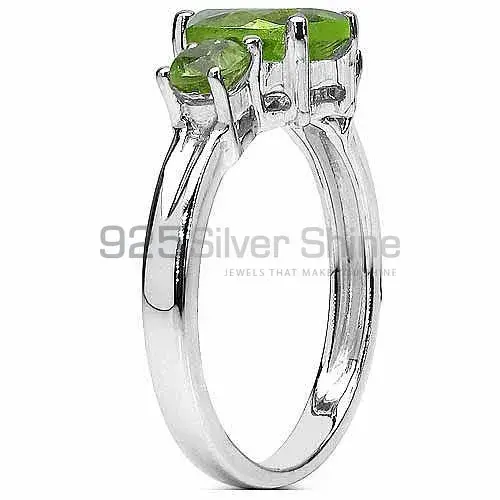 Top Quality 925 Sterling Silver Rings In Peridot Gemstone Jewelry 925SR3063_0