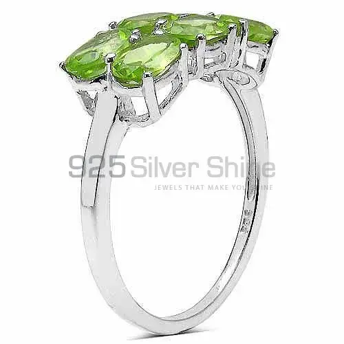 925 Sterling Silver Rings In Peridot Gemstone Jewelry 925SR3315_1