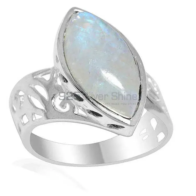 Top Quality 925 Sterling Silver Rings In Rainbow Moonstone Jewelry 925SR2185_0