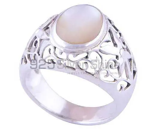 Top Quality 925 Sterling Silver Rings In Rainbow Moonstone Jewelry 925SR2905
