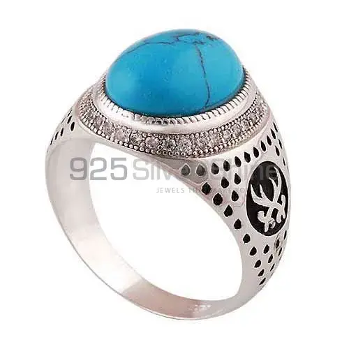 Top Quality 925 Sterling Silver Rings In Turquoise Gemstone Jewelry 925SR3982
