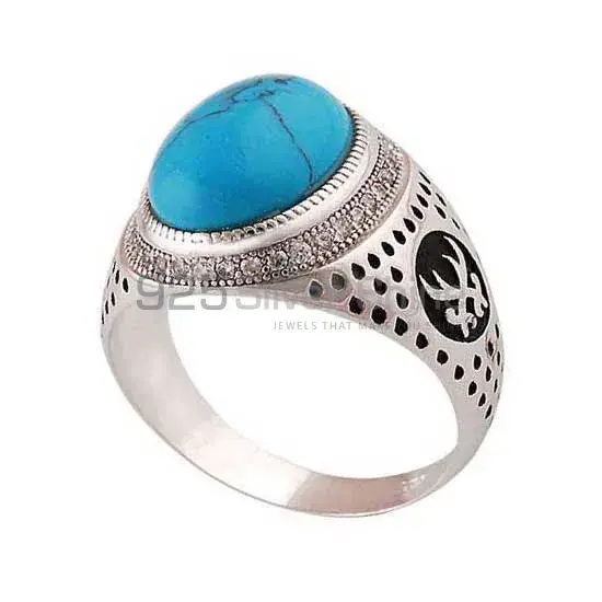 Top Quality 925 Sterling Silver Rings In Turquoise Gemstone Jewelry 925SR3982_0