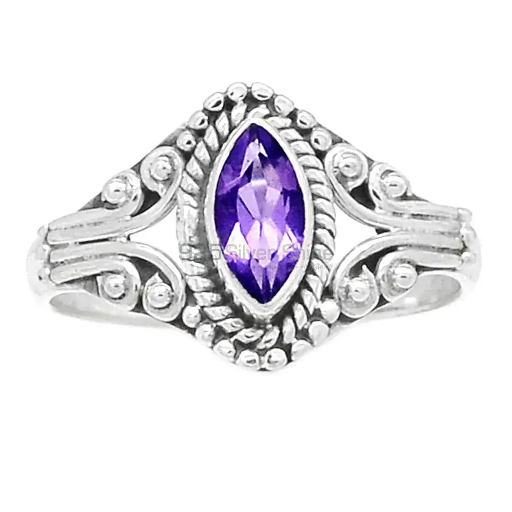 Stunning Amethyst Sterling Silver Rings 925SR2341