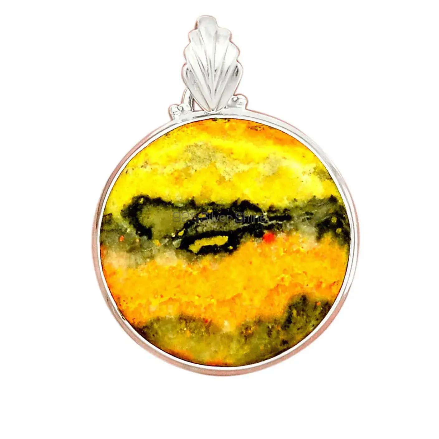 Bumble Bee Gemstone Pendants In 925 Solid Silver Jewelry 925SP179_2