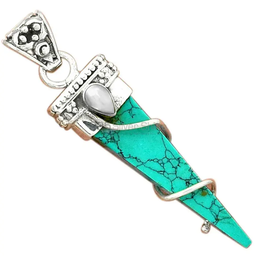 Fine Sterling Silver Pendants In Multi Gemstone Jewelry 925SP35-1_0