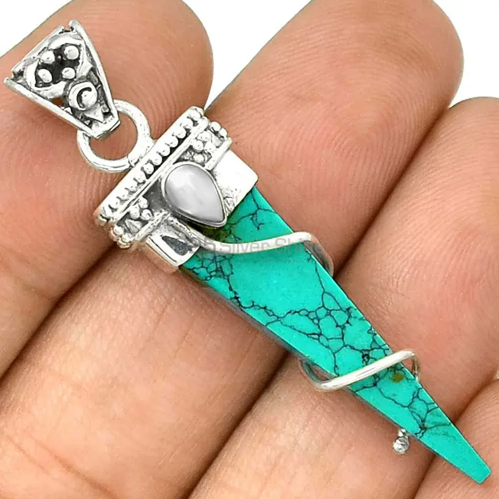Fine Sterling Silver Pendants In Multi Gemstone Jewelry 925SP35-1_1