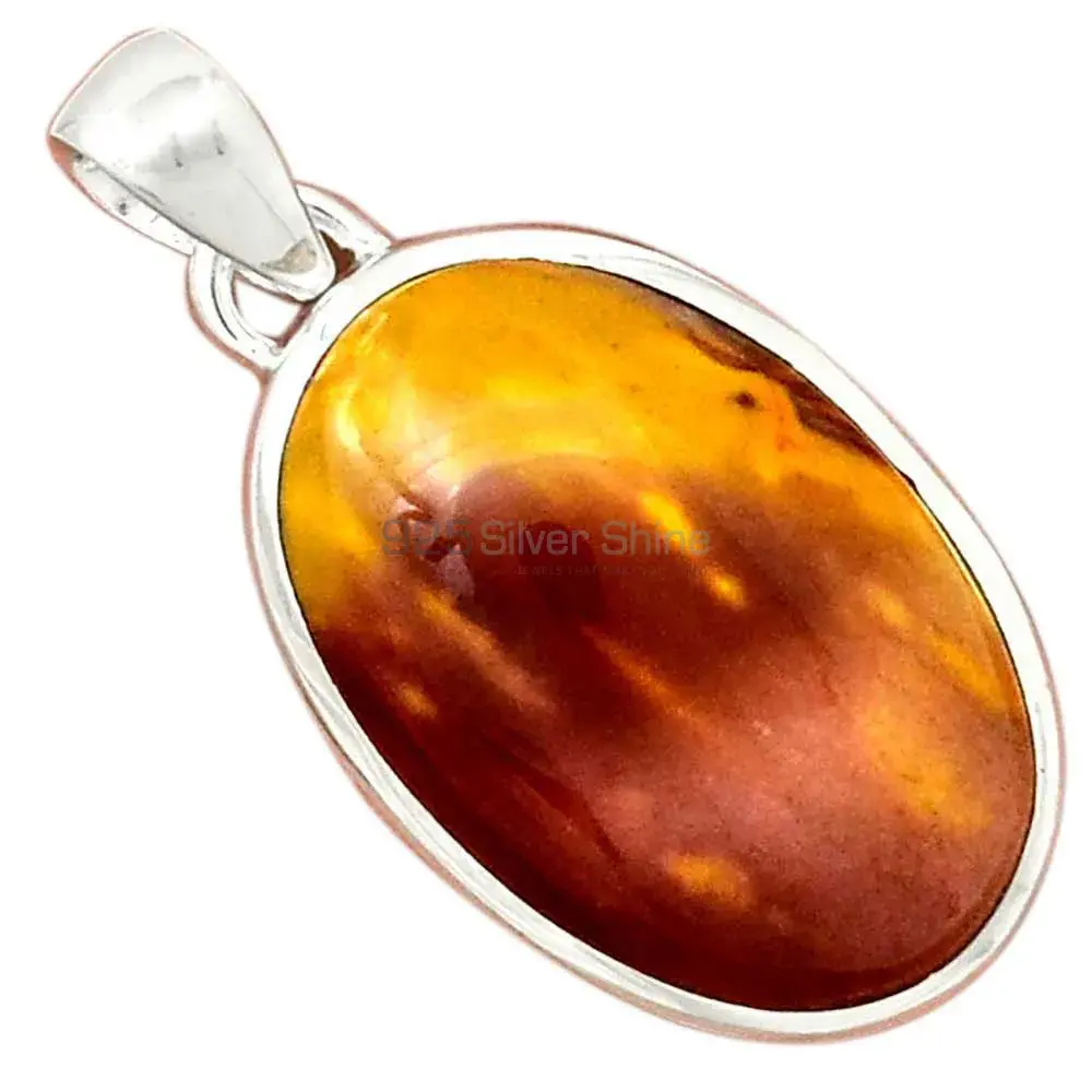 Top Quality Mookaite Gemstone Pendants Suppliers In 925 Fine Silver Jewelry 925SP138