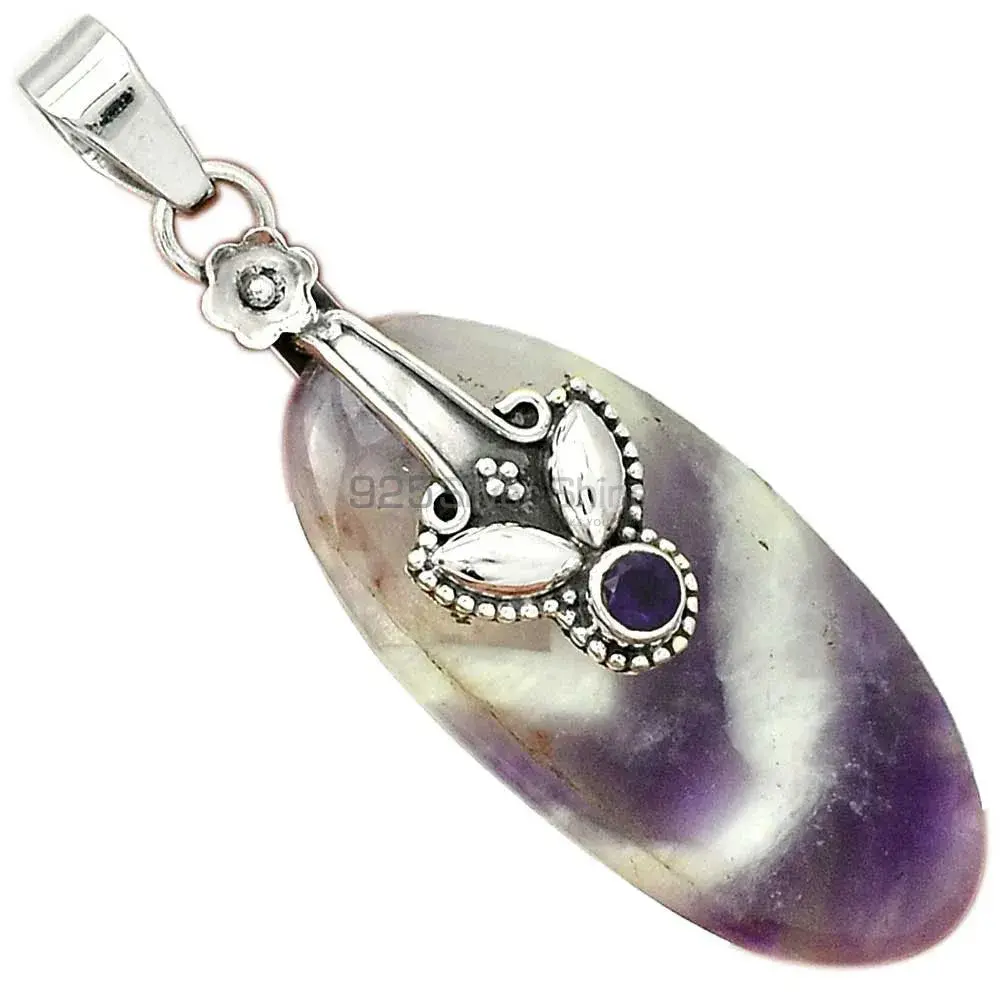 Multi Gemstone Handmade Pendants In 925 Sterling Silver Jewelry 925SP18-2_0